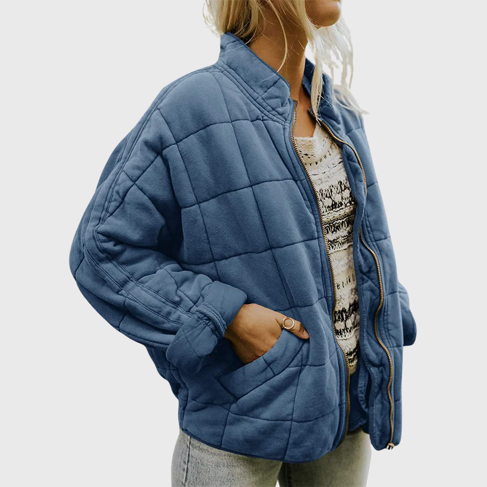 Van Laar | Gewatteerde jas met elegante oversized look