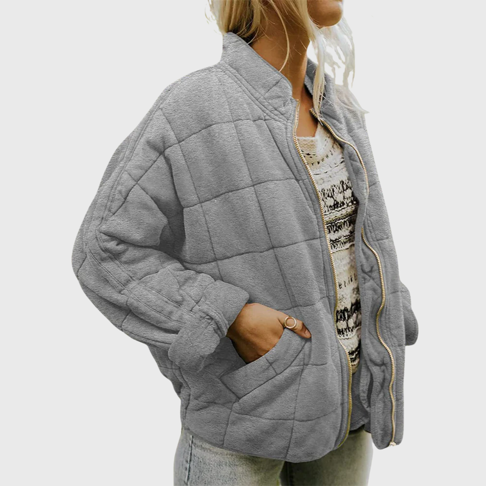 Van Laar | Gewatteerde jas met elegante oversized look