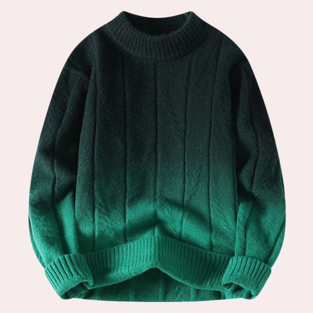 ALAN - Trendy Gradient Zomerse Trui voor Heren