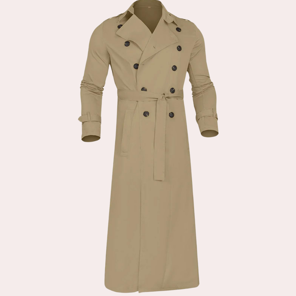 Roberion - Lichte zomer trenchcoat voor heren