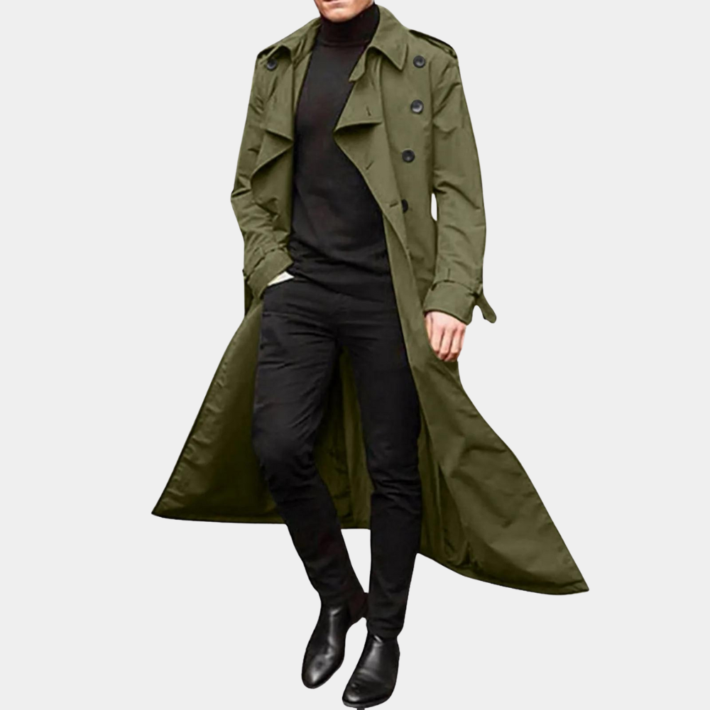 Roberion - Lichte zomer trenchcoat voor heren