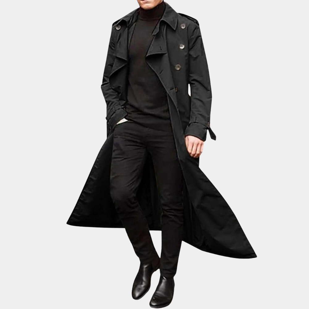 Roberion - Lichte zomer trenchcoat voor heren