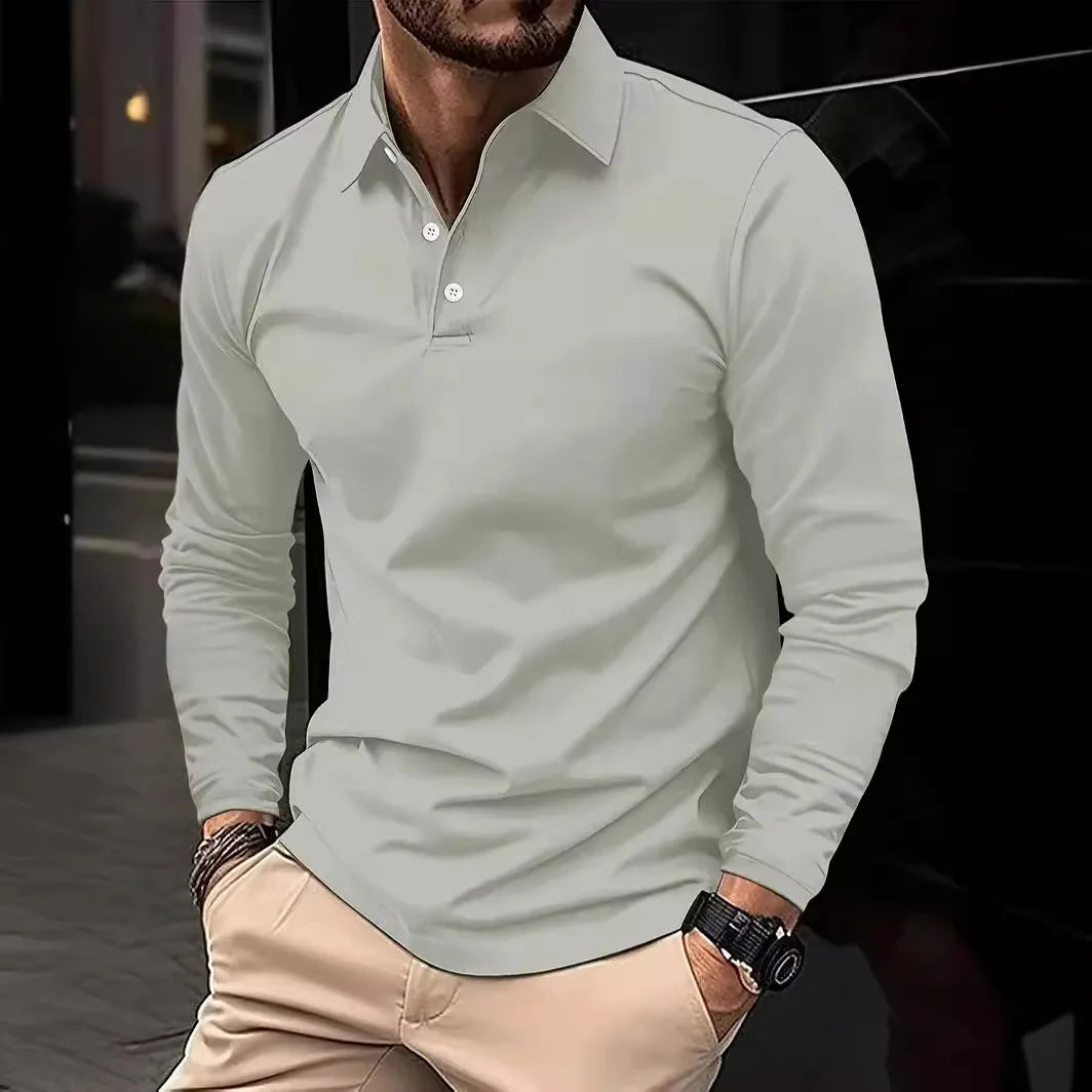 Evan | Poloshirt met Lange Mouwen