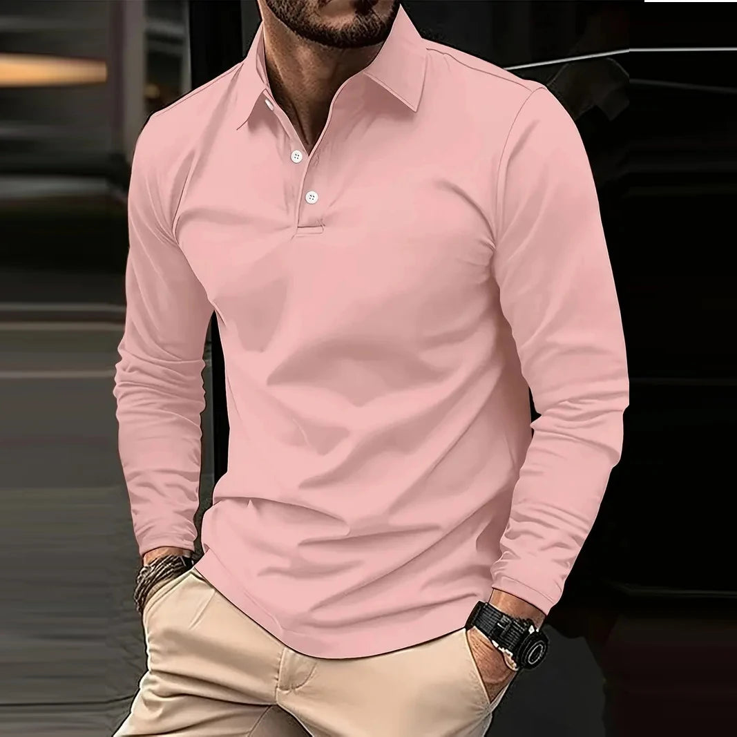 Evan | Poloshirt met Lange Mouwen