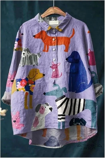 Van Laar® | Stijlvolle Casual Blouse met Print