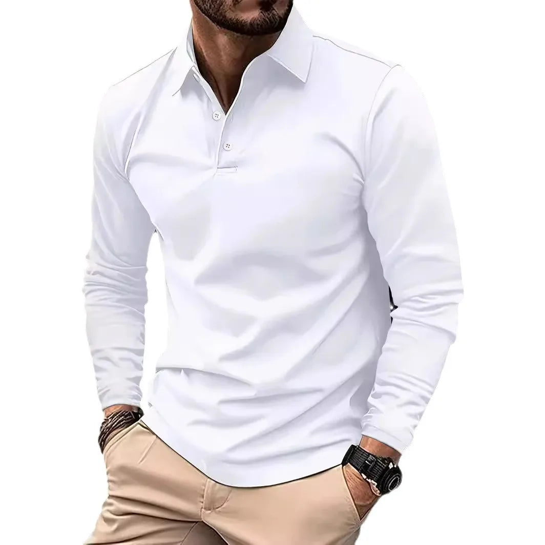 Evan | Poloshirt met Lange Mouwen