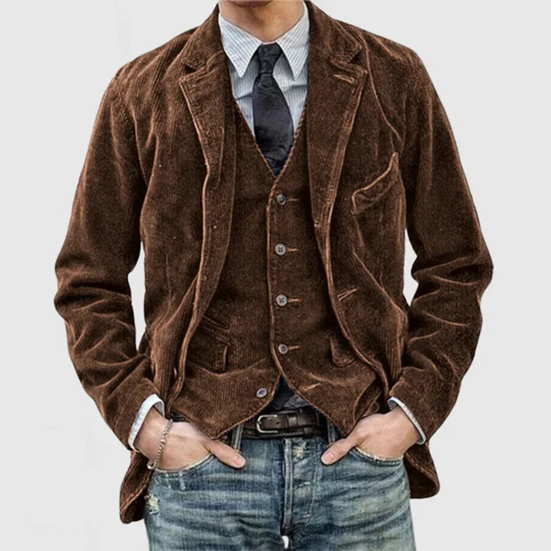 CAS - Corduroy zomerjack voor heren