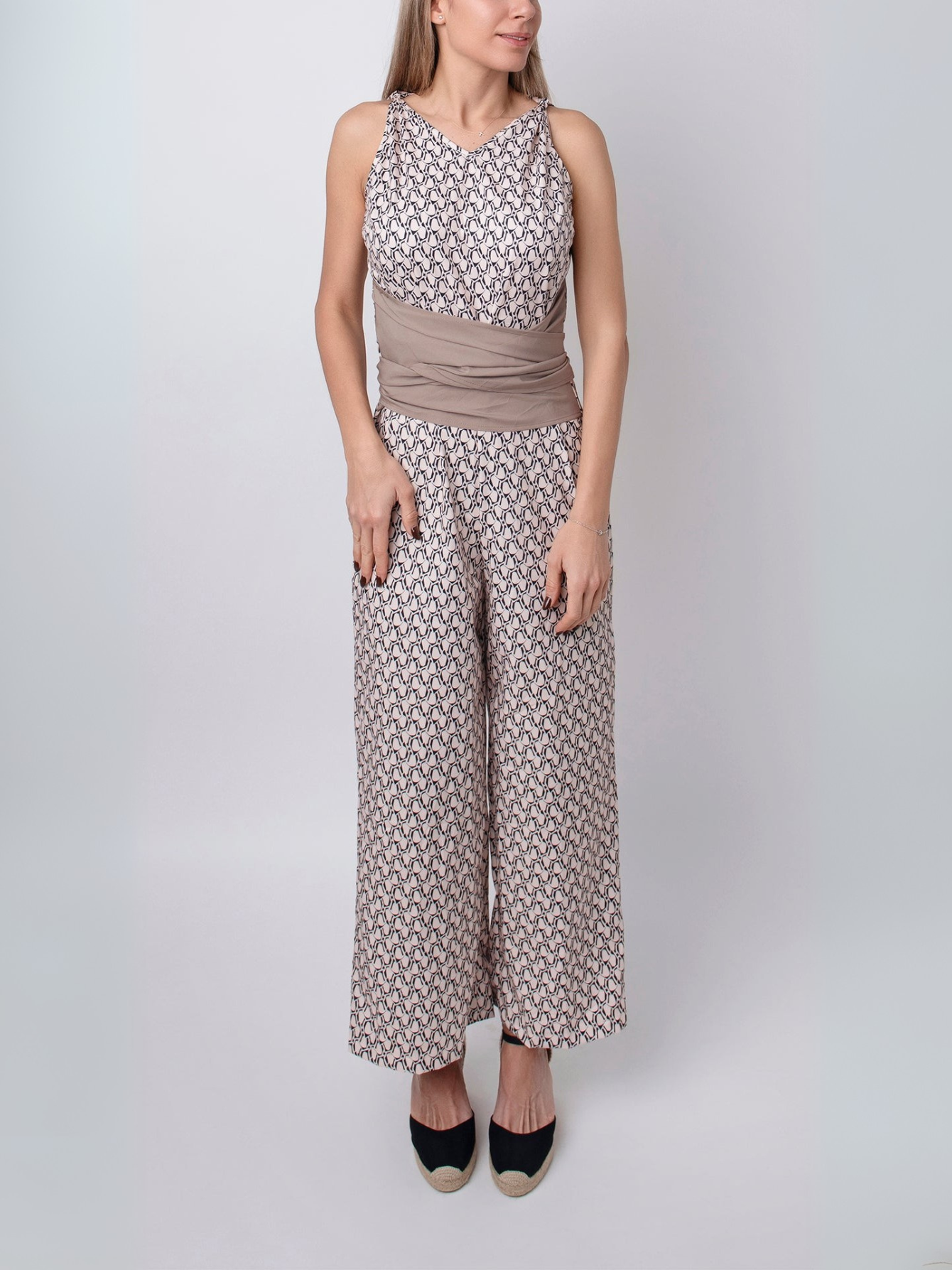Van Laar® | Mouwloze Jumpsuit met ronde hals