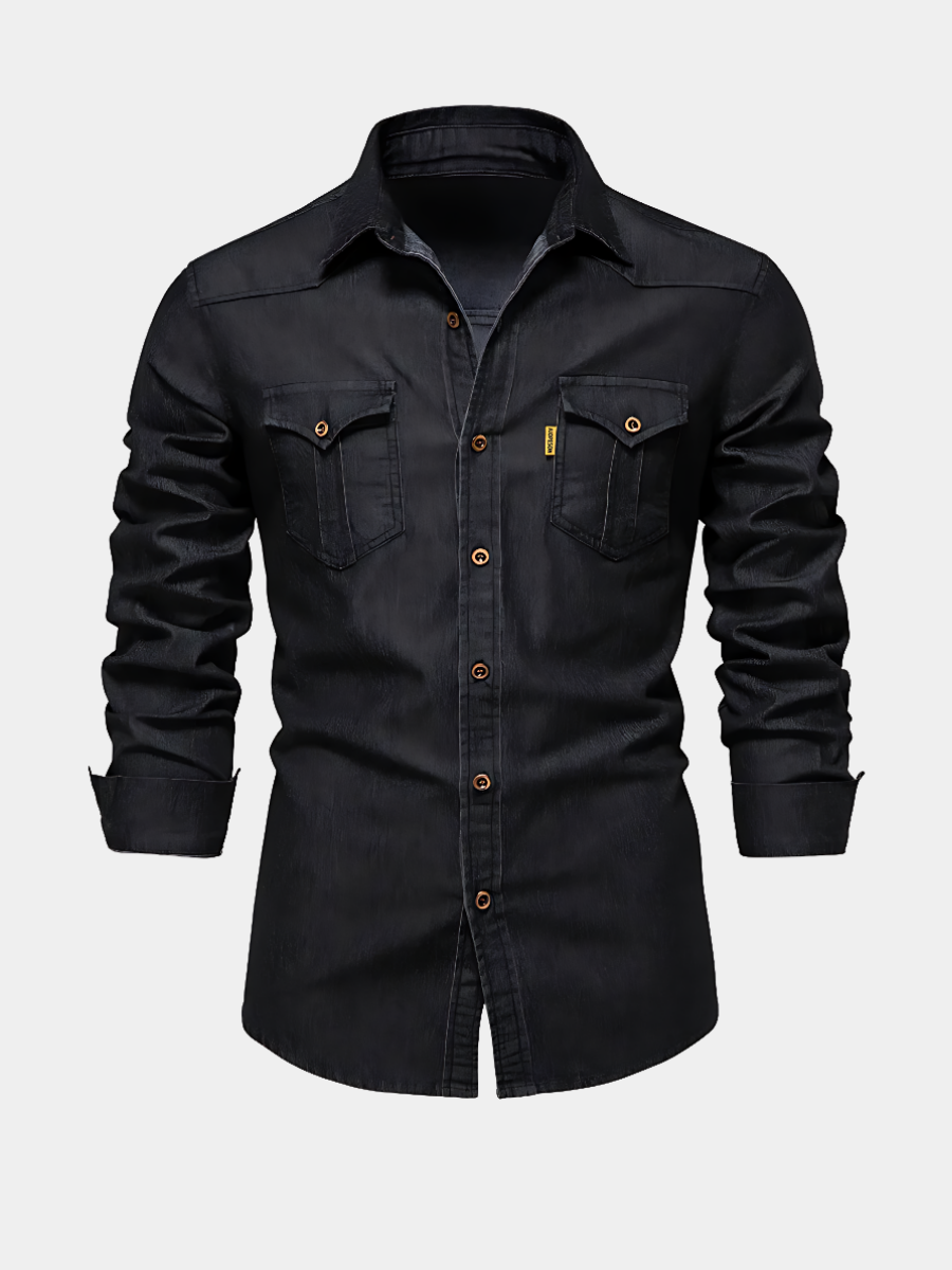Van Laar Amsterdam™ | Slim Fit Denim Overhemd