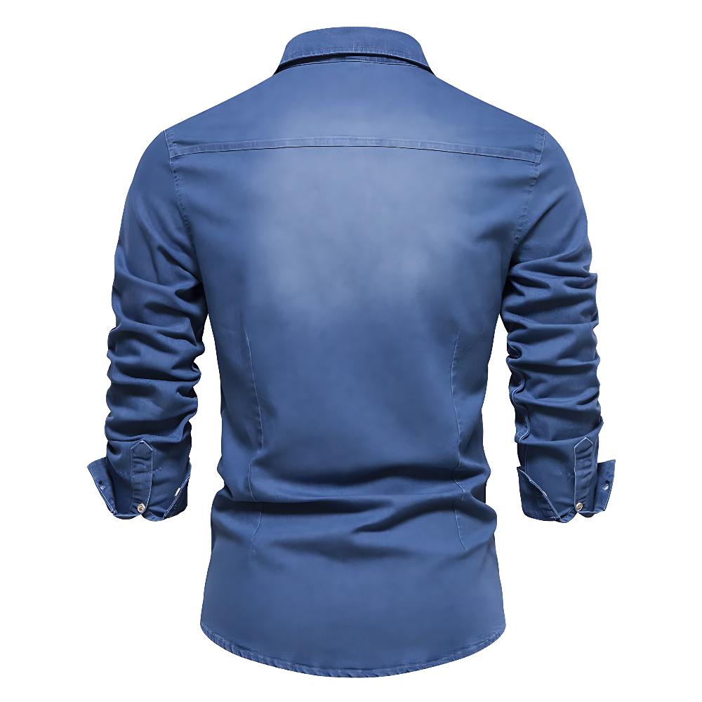 Van Laar Amsterdam™ | Slim Fit Denim Overhemd