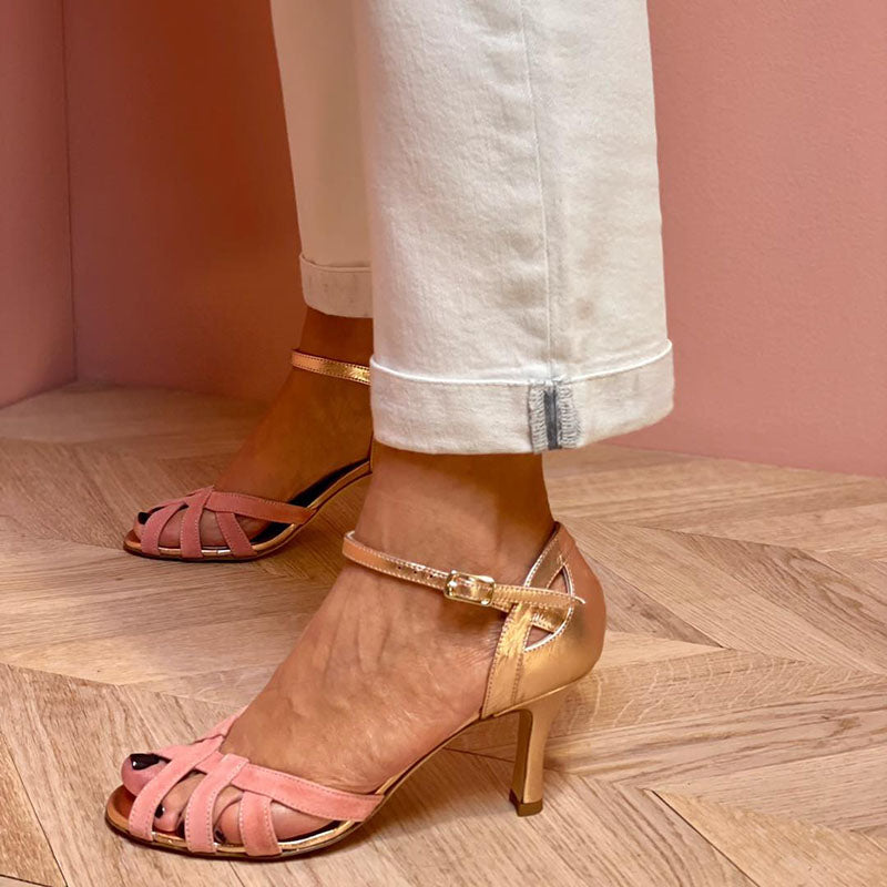 Van Laar™ | Sandalen met naaldhak en open teen