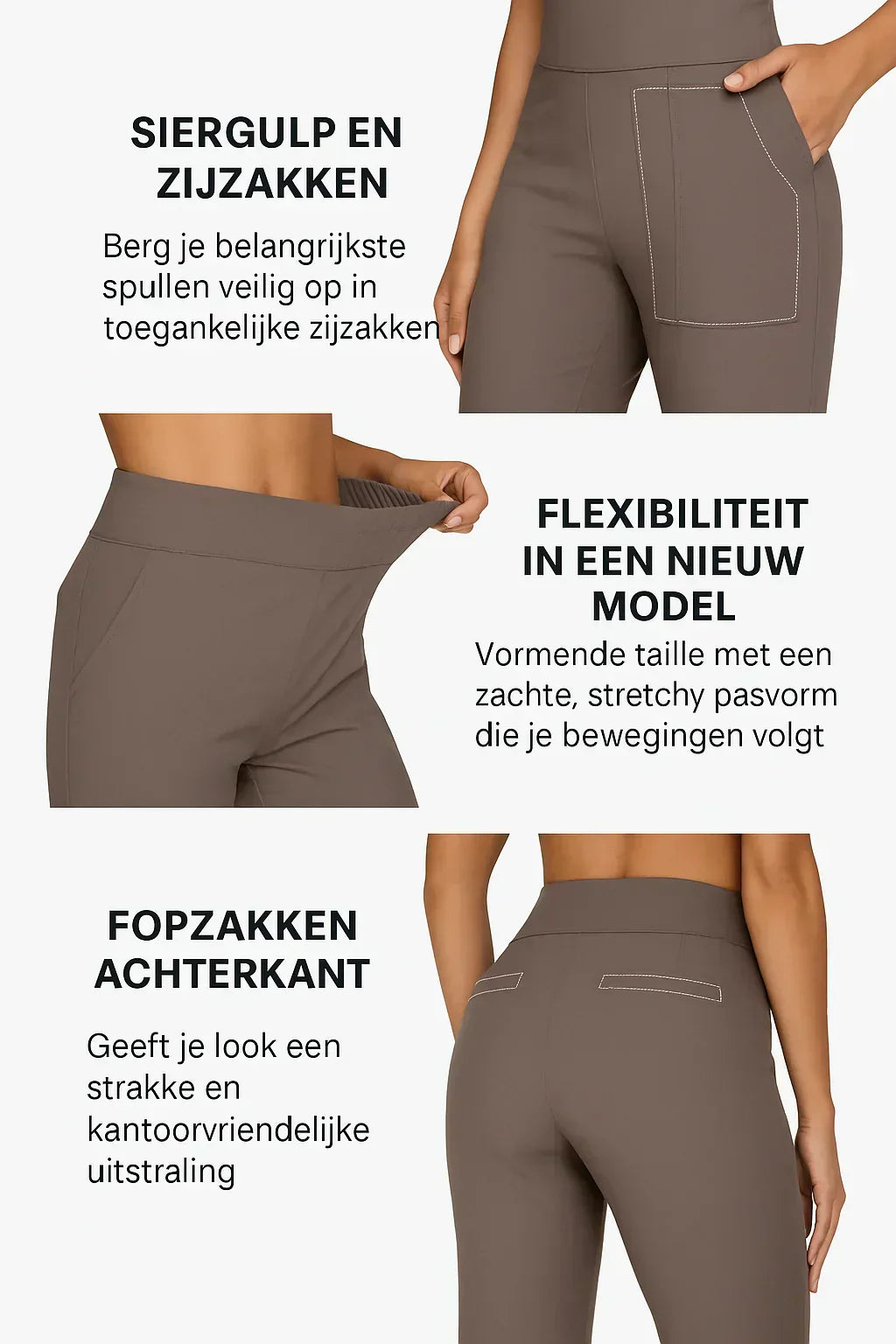 Van Laar Amsterdam™ | Elegante Broek van Zachte Jersey