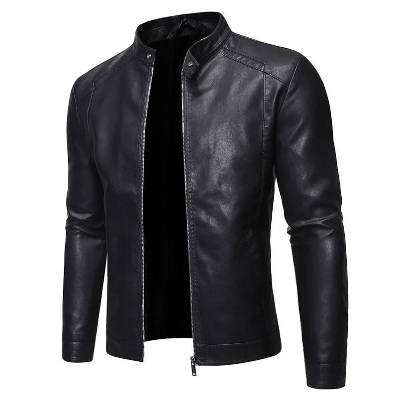 Van Laar Amsterdam™ | Standing Collar Leren Jas