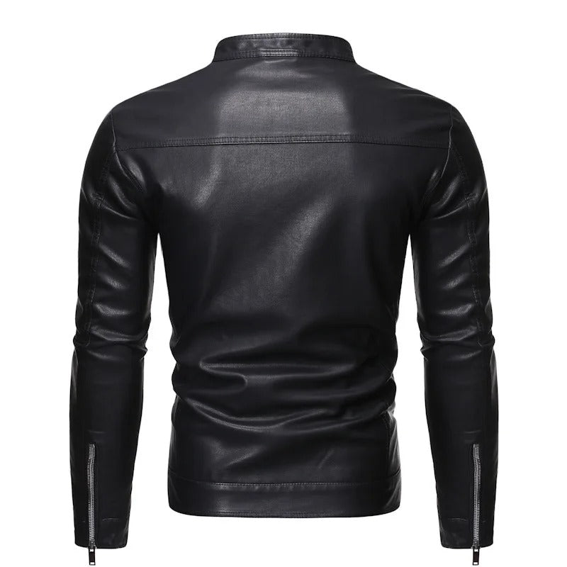 Van Laar Amsterdam™ | Standing Collar Leren Jas