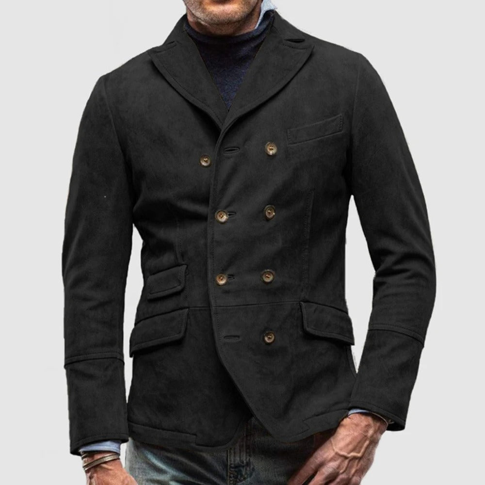 ANDREAS - Zomerse blazer met dubbele borst voor mannen