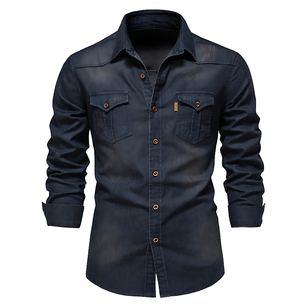 Van Laar Amsterdam™ | Slim Fit Denim Overhemd