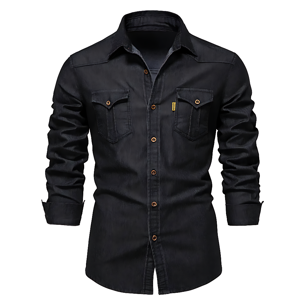 Van Laar Amsterdam™ | Slim Fit Denim Overhemd
