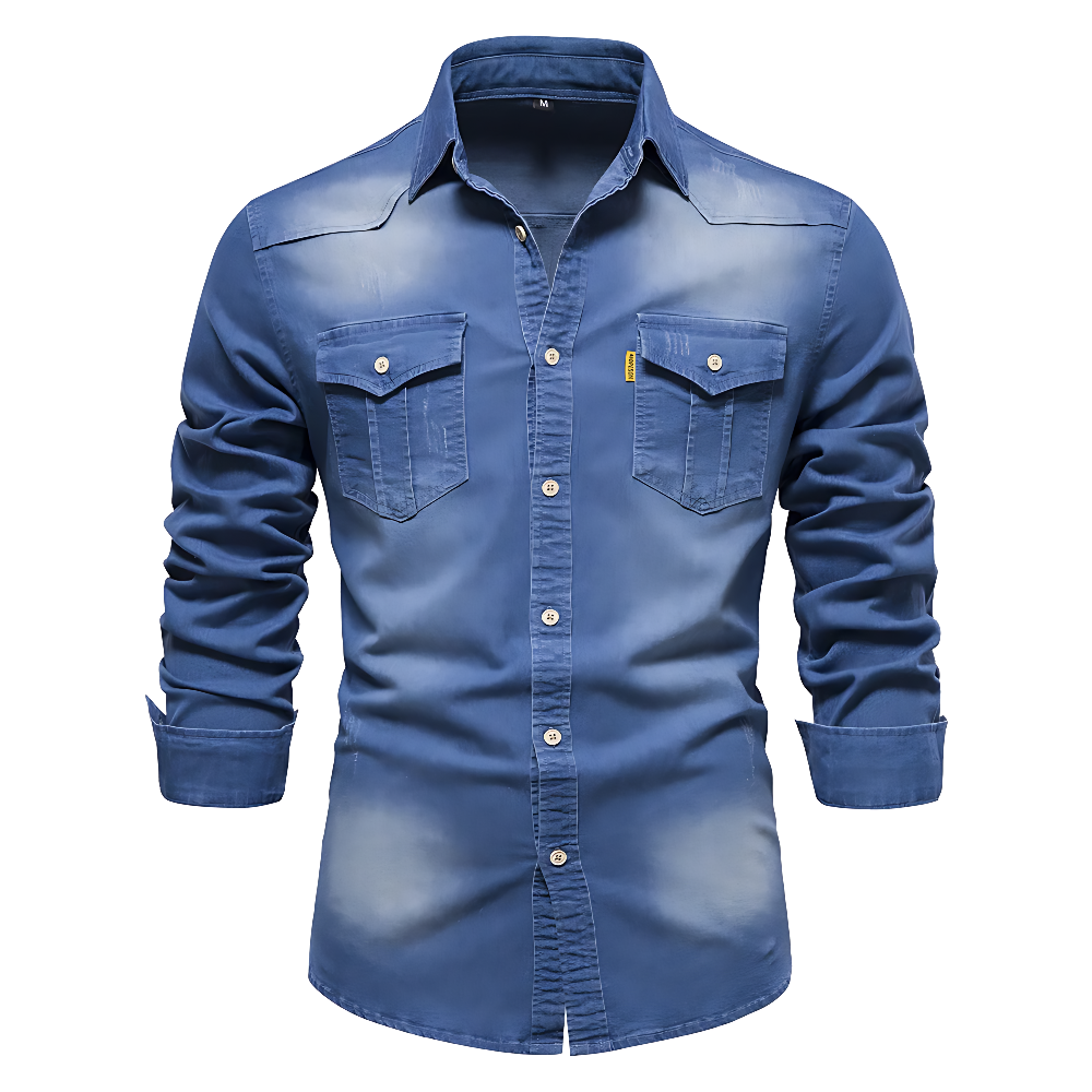 Van Laar Amsterdam™ | Slim Fit Denim Overhemd